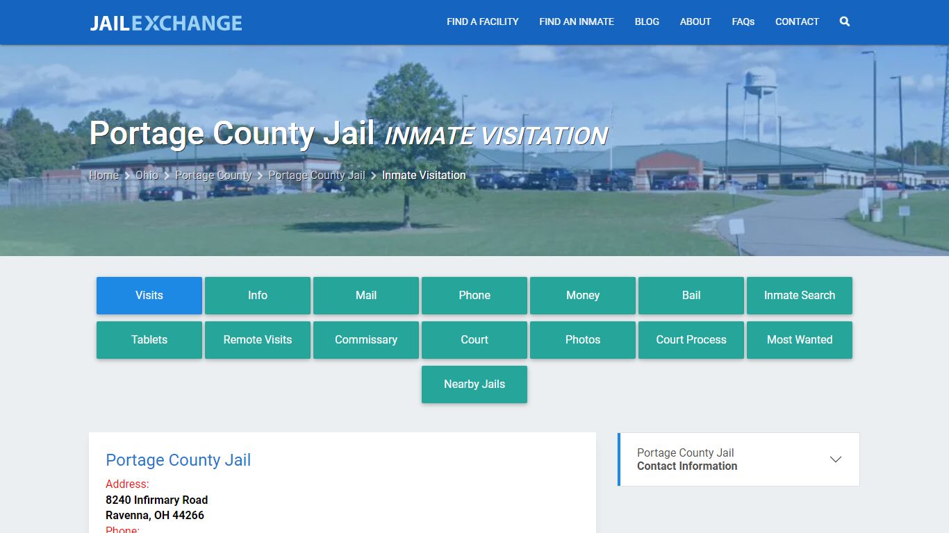 Inmate Visitation - Portage County Jail, OH - Jail Exchange